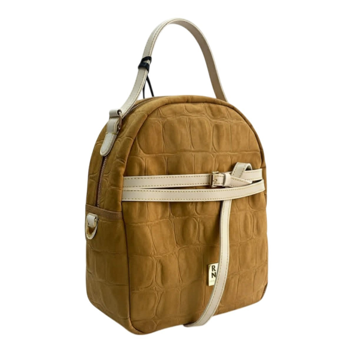 FRNC FRANCESCO Τσάντα Γυναικεία Πλάτης-Backpack 6106 DCU Ταμπά