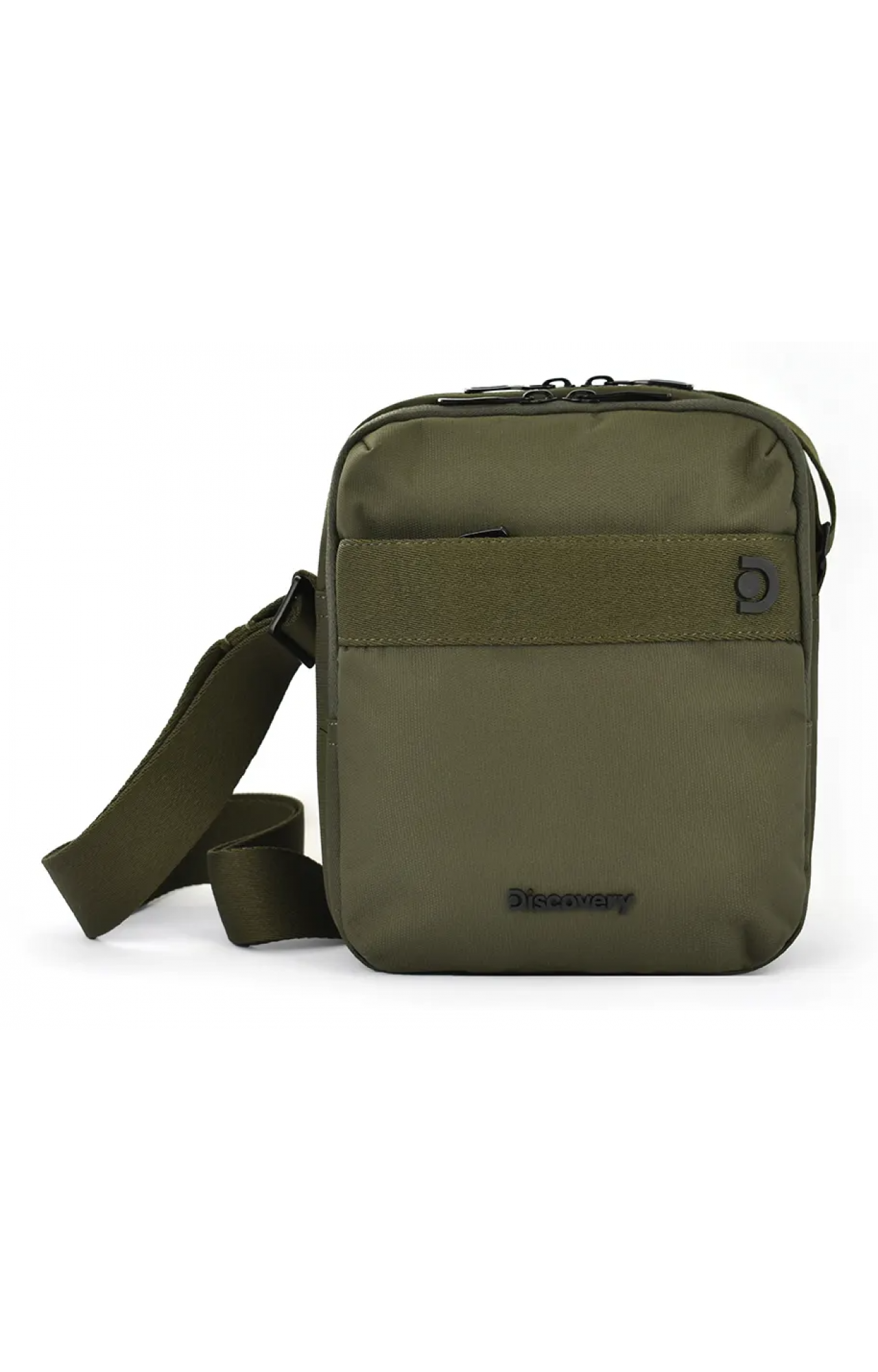 D00912-11 KHAKI MENS DISCOVERY CROSSBODY BAG