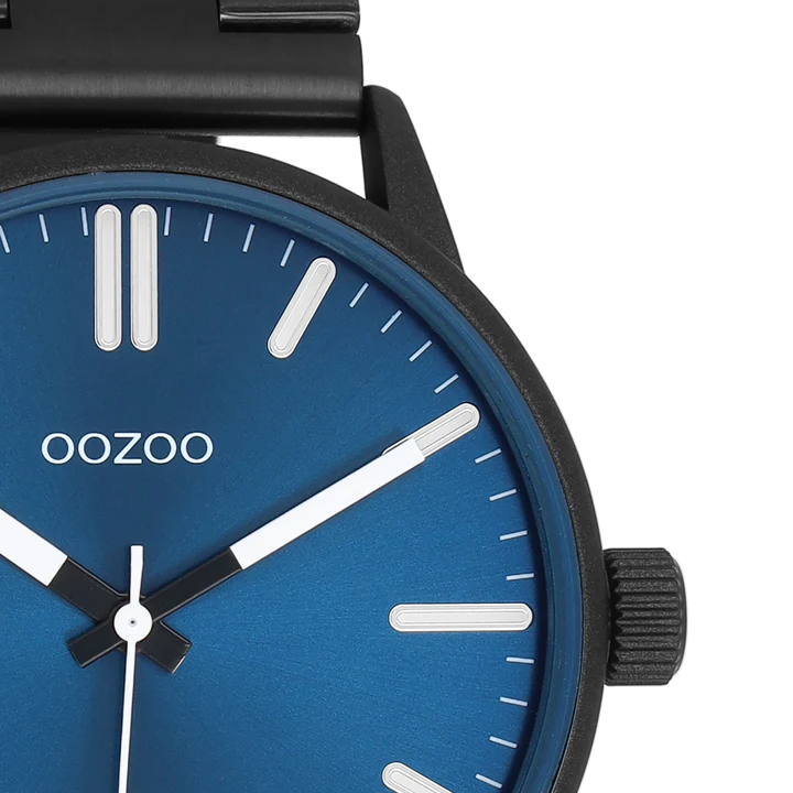 Oozoo Ρολόι με Μαύρο Μεταλλικό Μπρασελέ C11403
