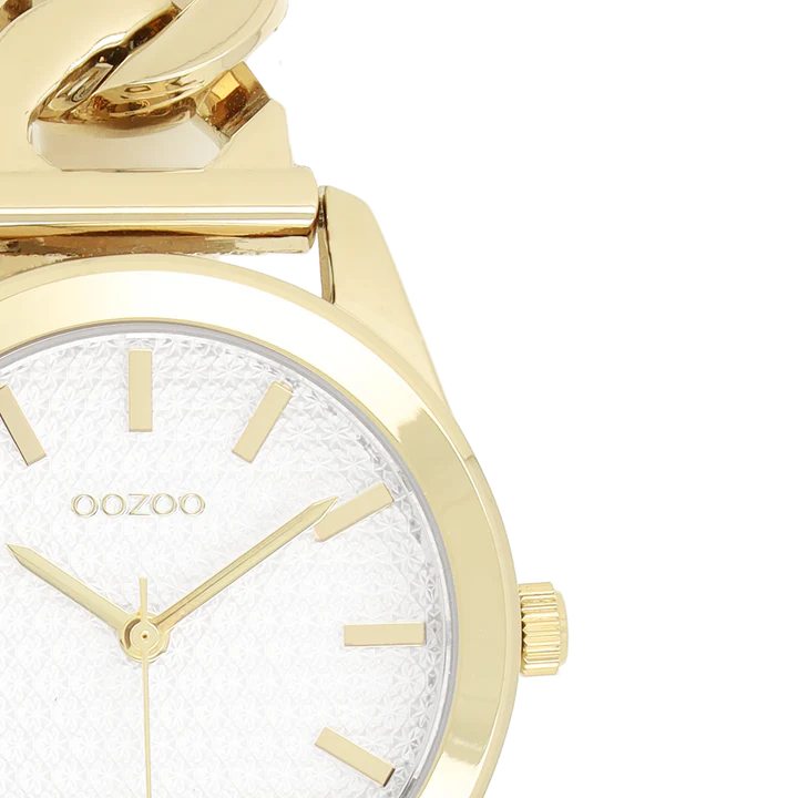 Oozoo Ρολόι με Χρυσό Μεταλλικό Μπρασελέ C11419