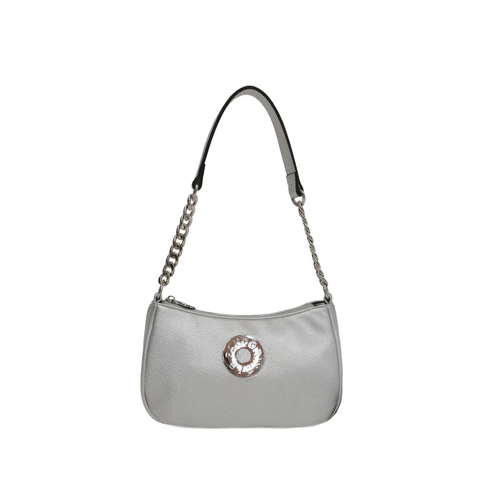 ps254b031 silver Vicky Clutch With Wristband