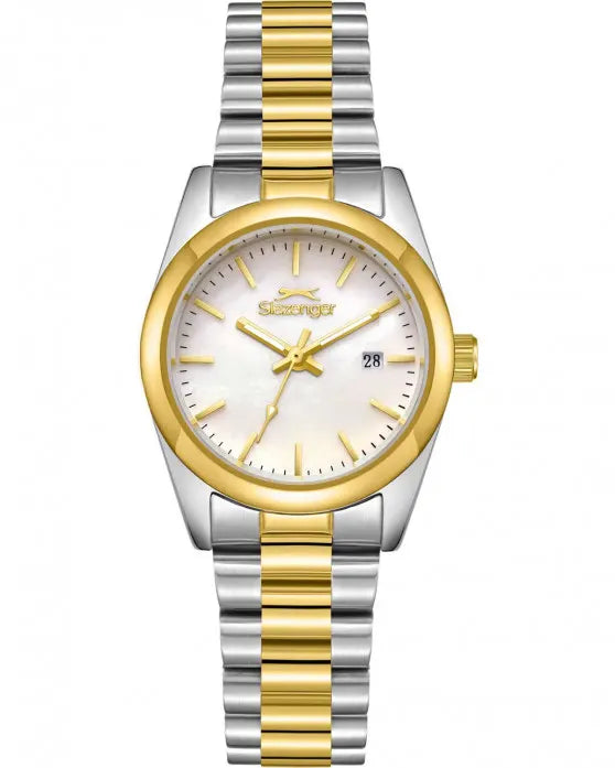 Ρολόι SLAZENGER Two Tone Stainless Steel Bracelet SKU SL.09.2473.3.05