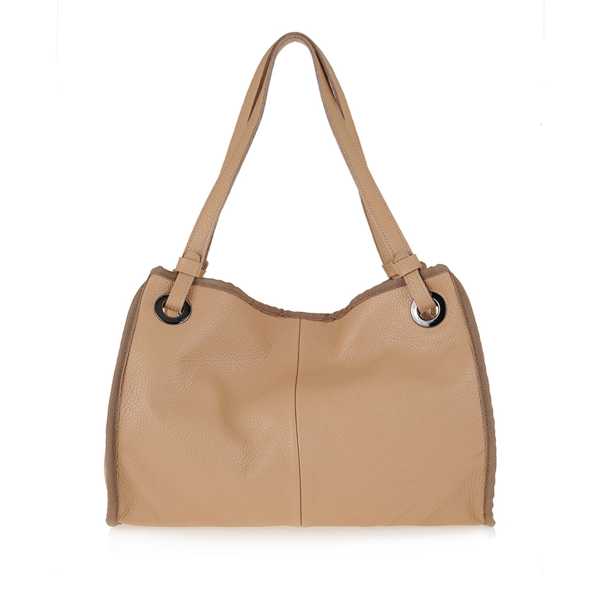 Γυναικεία Τσάντα Ωμου Σε Χρώμα Καμηλό FRNC 3775 VKT