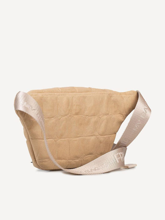 FRNCΓυναικεία Τσάντα Ώμου Μπεζ 6130