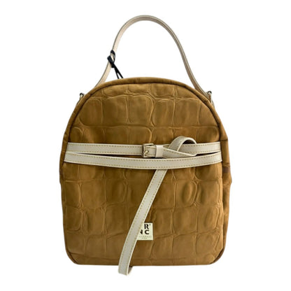 FRNC FRANCESCO Τσάντα Γυναικεία Πλάτης-Backpack 6106 DCU Ταμπά