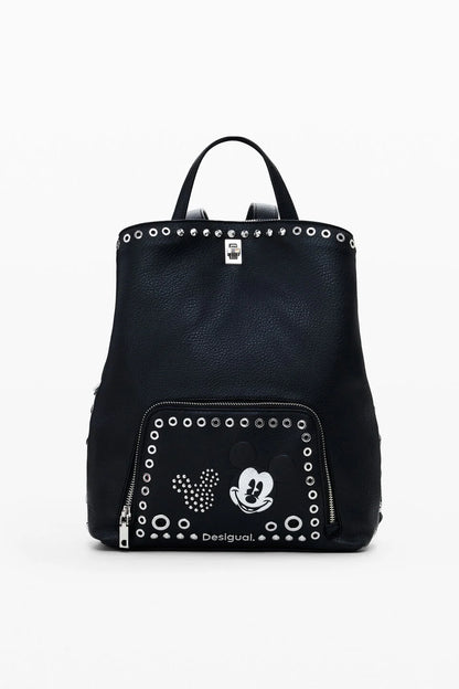 Desigual Σακίδιο Mickey Rock Sumy 25SAKP06 Μαύρο
