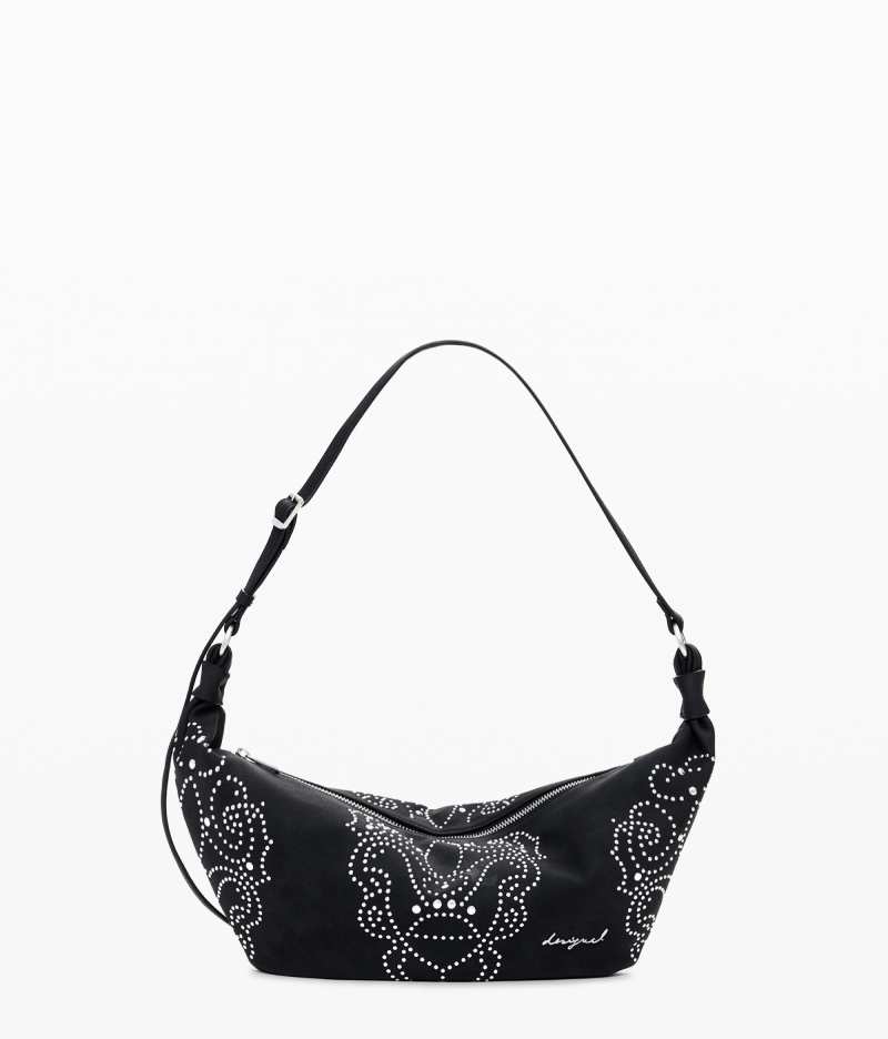 Γυναικεία Μικρή τσάντα με εφέ δέρματος και καρφιά 25WAXPBG/2000U