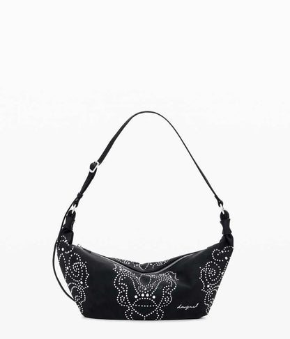 Γυναικεία Μικρή τσάντα με εφέ δέρματος και καρφιά 25WAXPBG/2000U