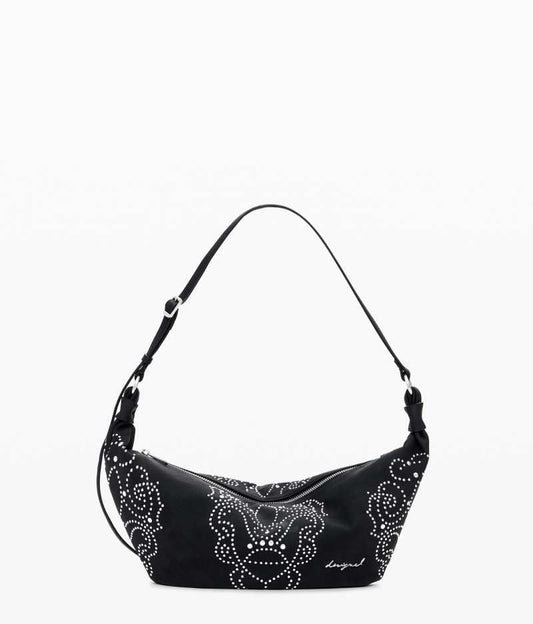 Γυναικεία Μικρή τσάντα με εφέ δέρματος και καρφιά 25WAXPBG/2000U