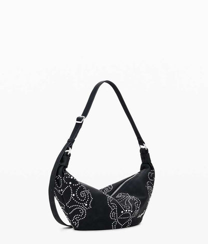 Γυναικεία Μικρή τσάντα με εφέ δέρματος και καρφιά 25WAXPBG/2000U