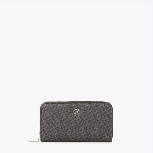 Wallet With Monogram Print Πορτοφόλι Με Επαναλαμβανόμενο Μοτίβο Κωδικός: 1101-2008