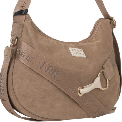 Γυναικεία Τσάντα Χιαστί Μπεζ | FRNC 3722 Καστορ