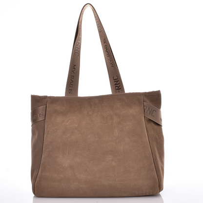 Τσάντα Ώμου/ Χιαστί Μπεζ FRNC 3726 Καστορ