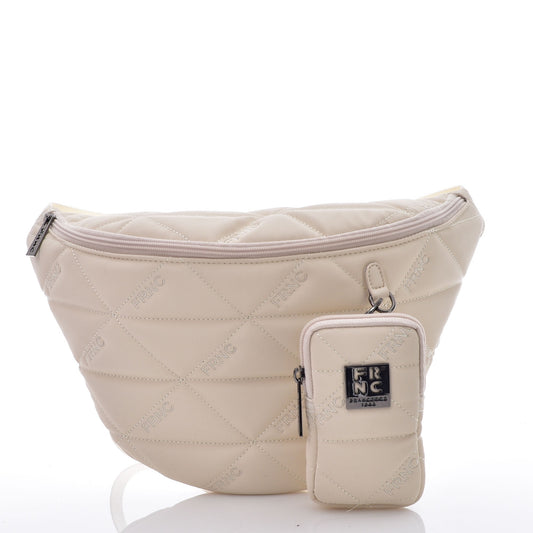 Γυναικεία Τσάντα Μέσης Μπεζ – FRNC 4162