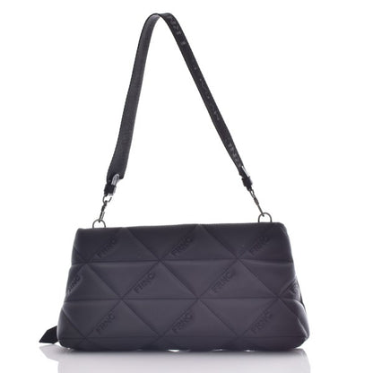 FRNC - FRANCESCO WATER REPELLENT SATIN SHOULDER BAG Κωδικός: 4163 BLK