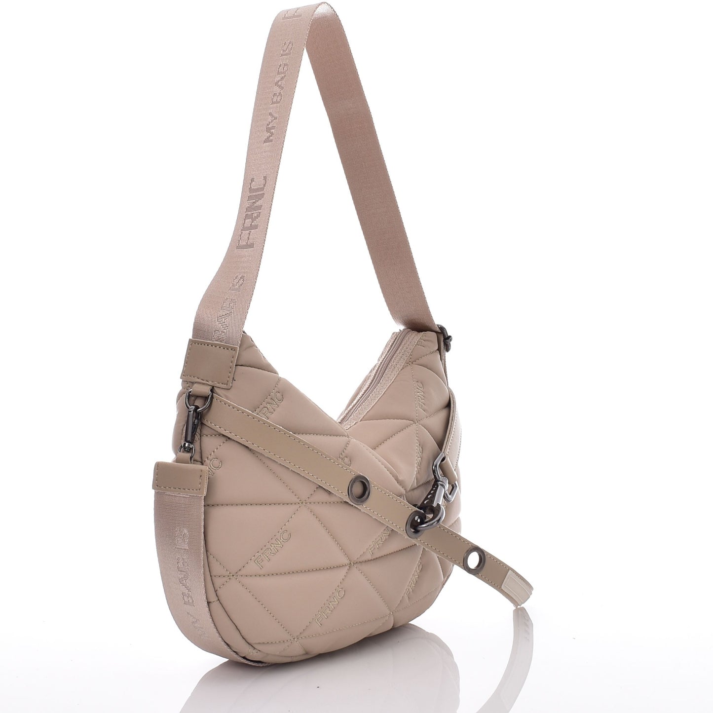 FRNC - FRANCESCO WATER REPELLENT SATIN SMALL SHOULDER BAG Κωδικός:4169