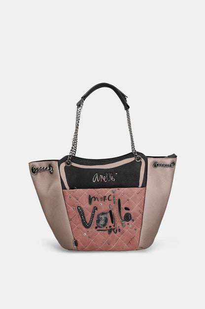 Μεγάλη παριζιάνικη τσάντα tote 41812-370