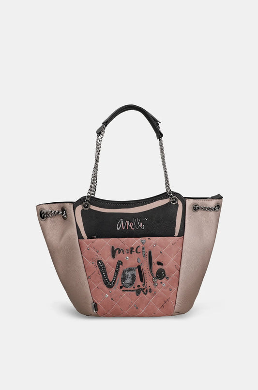 Μεγάλη παριζιάνικη τσάντα tote 41812-370