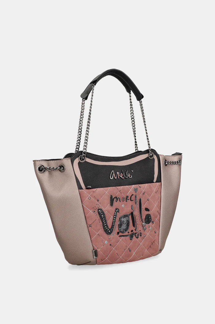 Μεγάλη παριζιάνικη τσάντα tote 41812-370