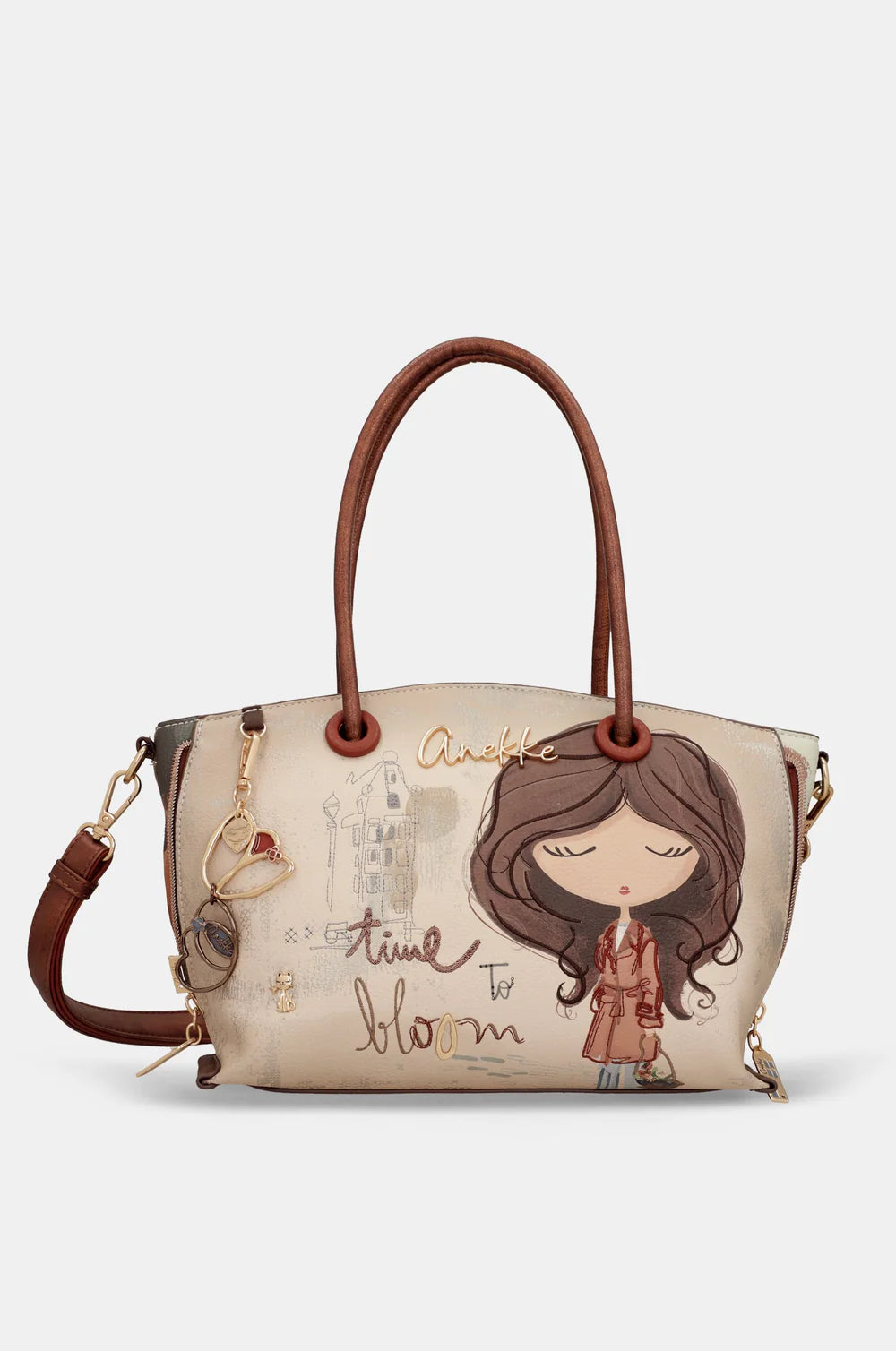 Short-handle bag and crossbody bag Tulip 43701-435