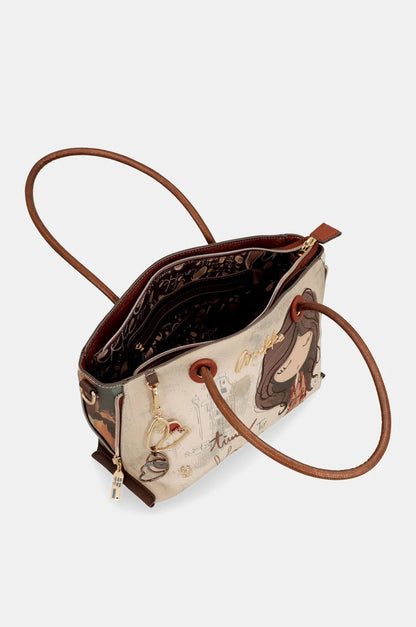 Short-handle bag and crossbody bag Tulip 43701-435
