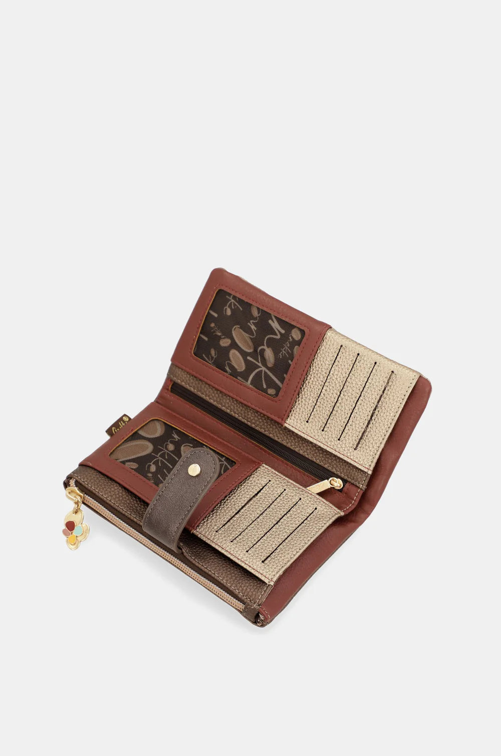 Medium rigid RFID wallet Blossom 43719-907