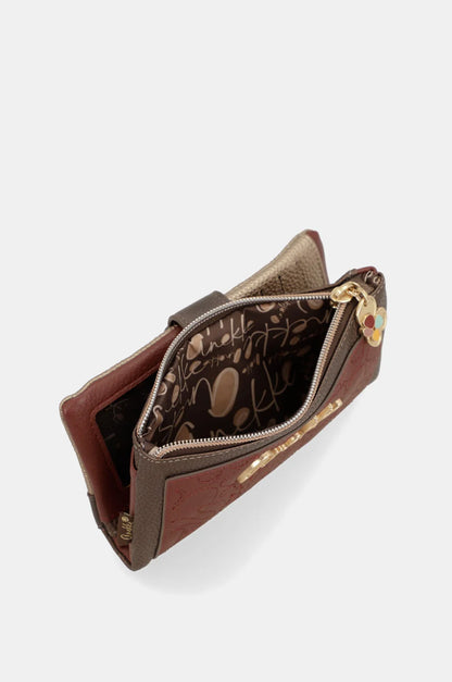 Medium rigid RFID wallet Blossom 43719-907