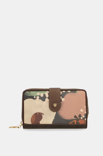 Medium rigid RFID wallet Blossom 43719-909