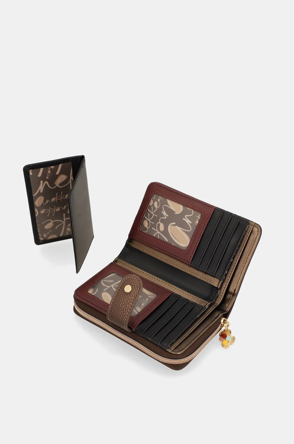 Medium rigid RFID wallet Blossom 43719-909