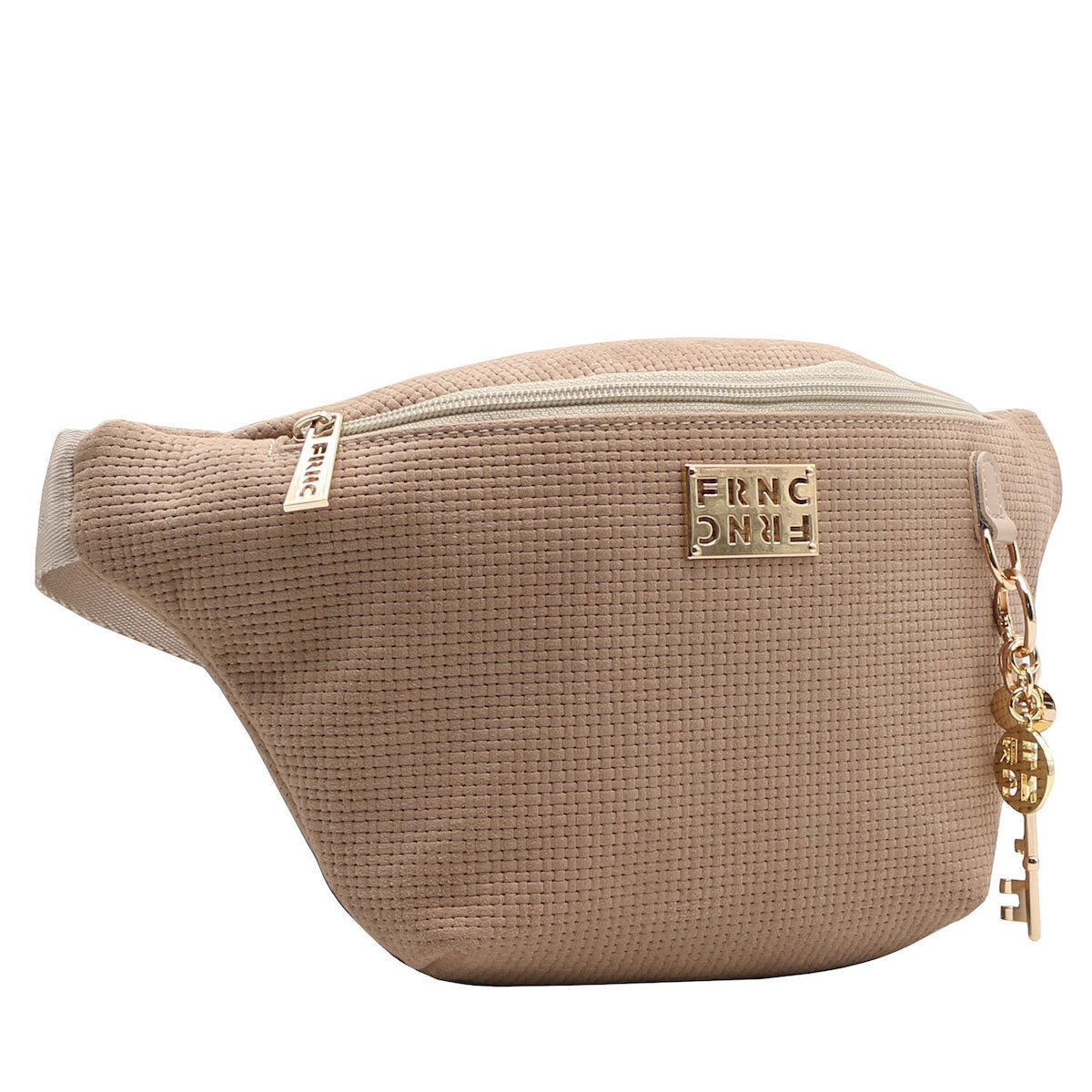 Γυναικεία Τσάντα Μέσης Μπεζ FRNC 5571