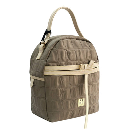 FRNC FRANCESCO Τσάντα Γυναικεία Πλάτης-Backpack 6106 ELE Γκρί