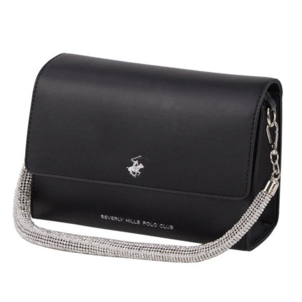 Beverly Hills Polo Γυναικεία Τσάντα Ώμου-Χιαστί BH-4160 Black