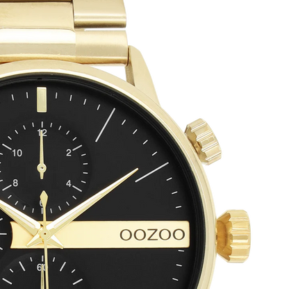 Oozoo Ρολόι με Χρυσό Μεταλλικό Μπρασελέ C11411
