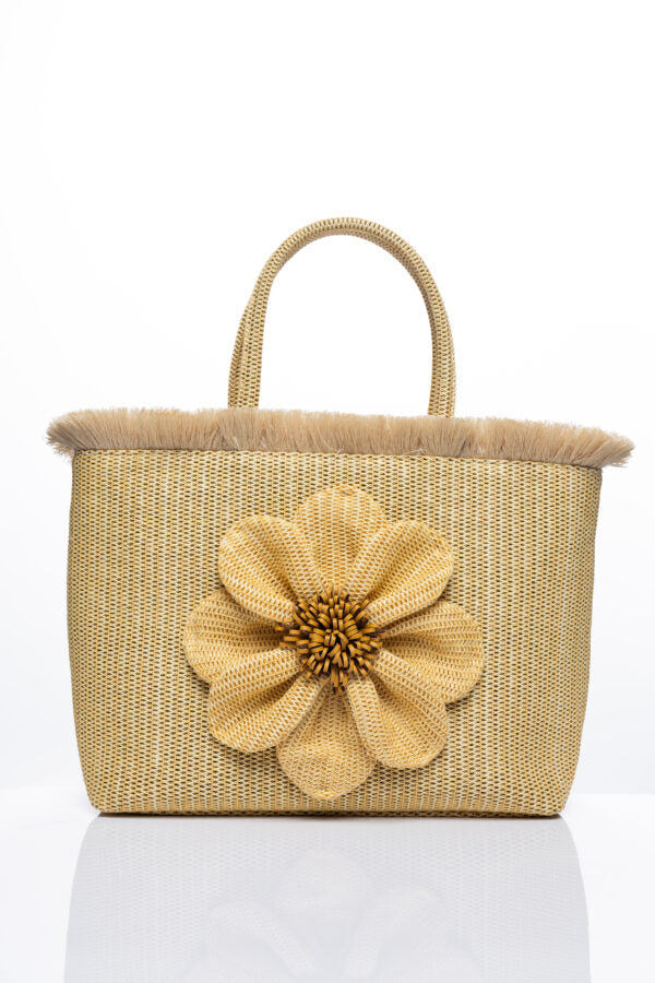 FALBALA BEACH BAG SAND