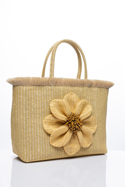 FALBALA BEACH BAG SAND