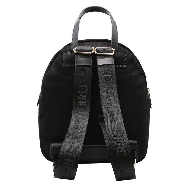 FRNC ΓΥΝΑΙΚΕΙΑ ΤΣΑΝΤΑ WATER REPELLENT SATIN ΕΛΛΗΝΙΚΗ 5575 ΜΑΥΡΗ