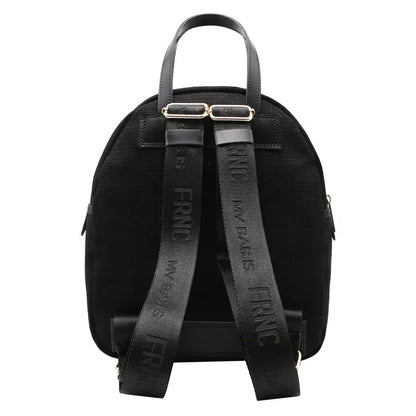 FRNC ΓΥΝΑΙΚΕΙΑ ΤΣΑΝΤΑ WATER REPELLENT SATIN ΕΛΛΗΝΙΚΗ 5575 ΜΑΥΡΗ
