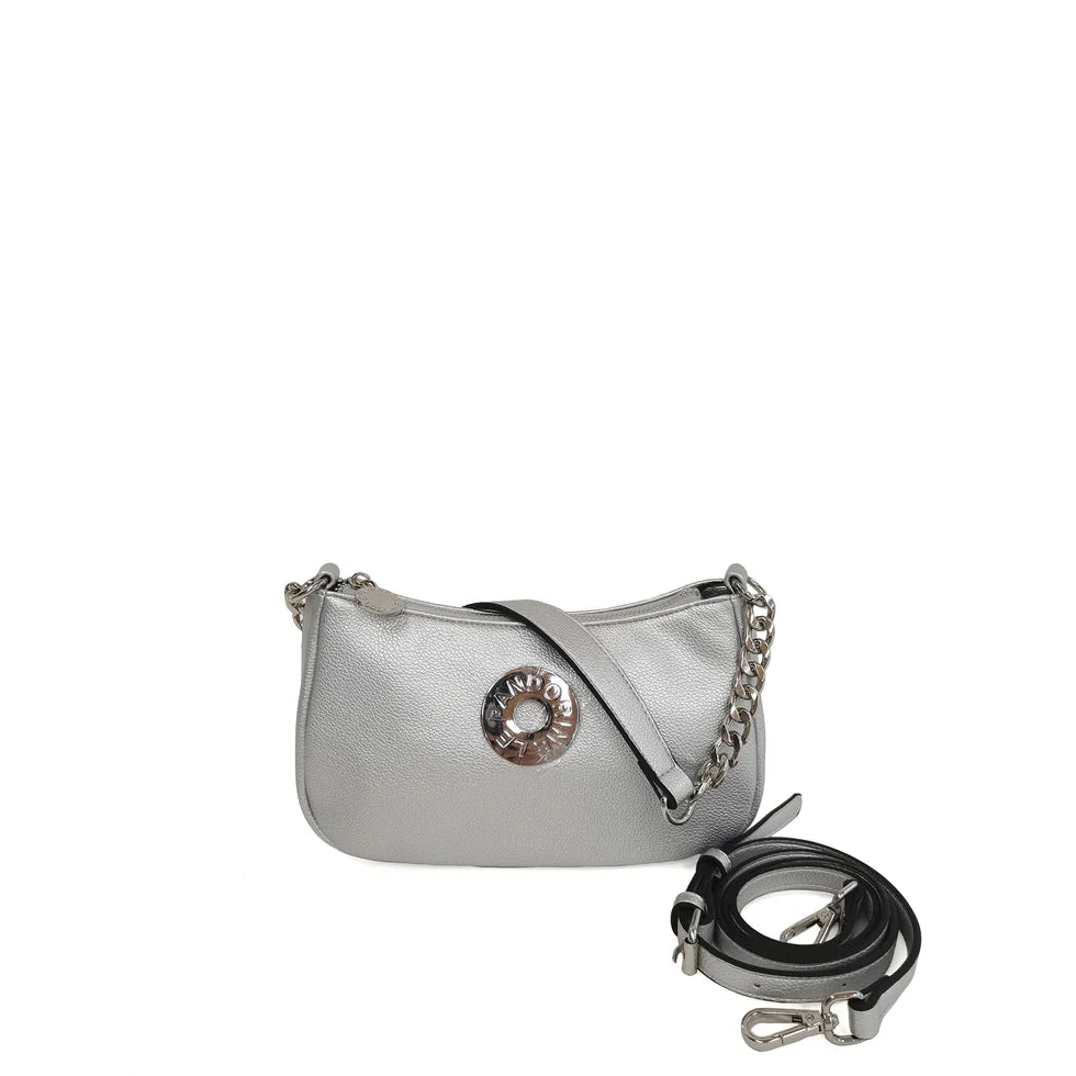ps254b031 silver Vicky Clutch With Wristband