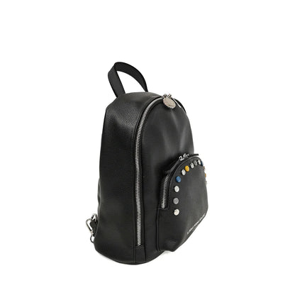 ps255b043 black Brenda Backpack With Studs Multicolor