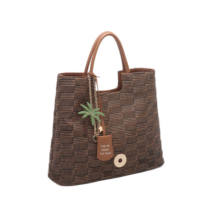 Miriam shopping bag with matching black accessory ps2627b37