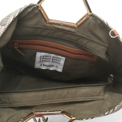 Miriam handbag with metal handle in avio blue color ps2627b39