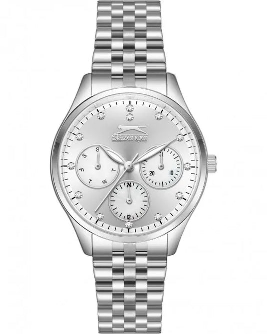 SLAZENGER Crystals Silver Stainless Steel Bracelet SKU SL.09.2404.4.01