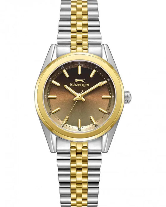 Ρολόι SLAZENGER Two Tone Stainless Steel Bracelet SKU SL.09.2463.3.03