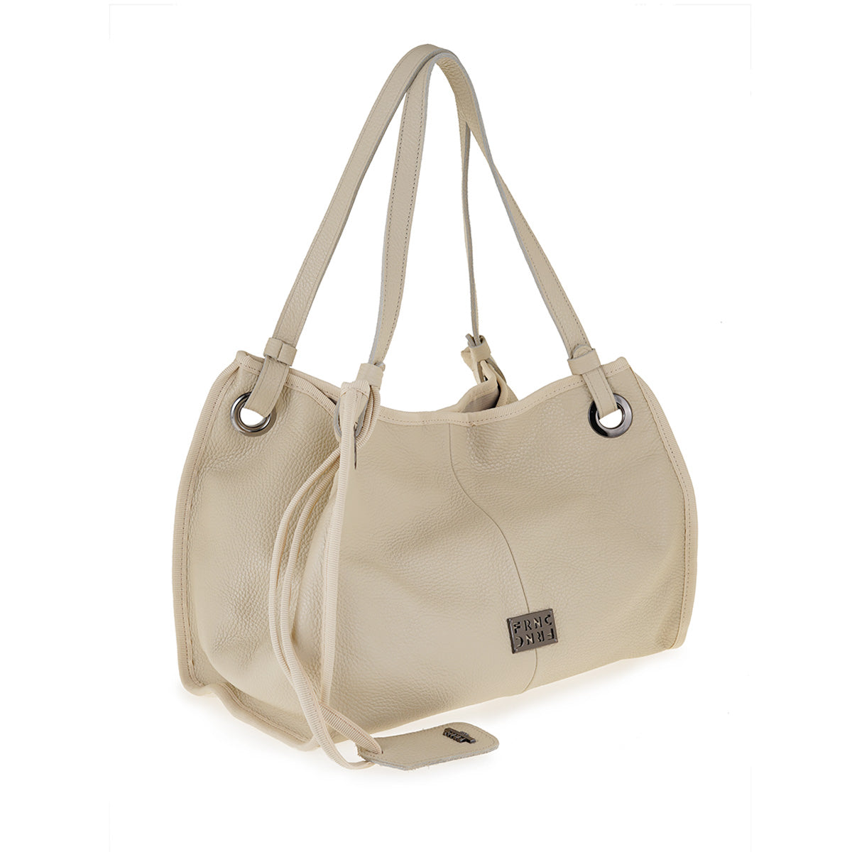 Γυναικεία Τσάντα Ωμου Σε Χρώμα Εκρού FRNC 3775 BG