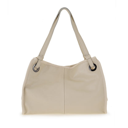 Γυναικεία Τσάντα Ωμου Σε Χρώμα Εκρού FRNC 3775 BG