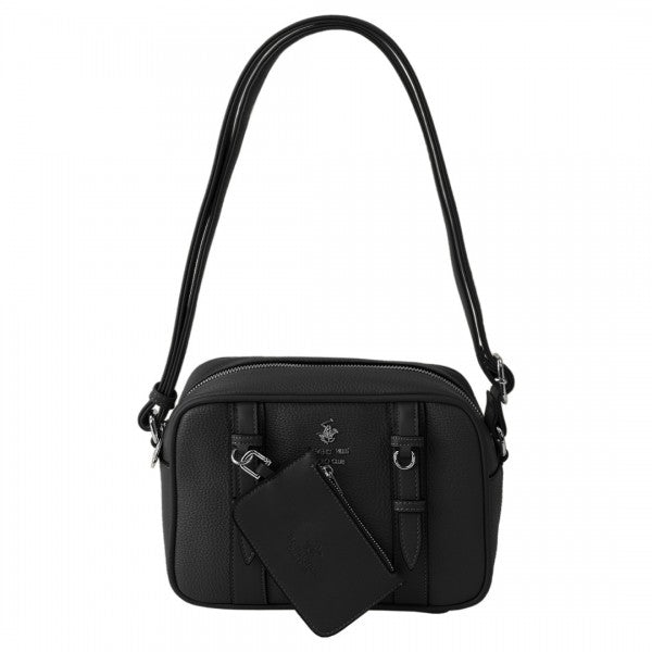 Beverly Hills Polo Γυναικεία Τσάντα Χιαστί BH-4453 Μαύρο