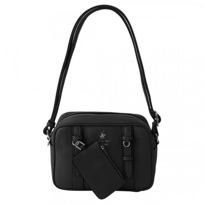 Beverly Hills Polo Γυναικεία Τσάντα Χιαστί BH-4453 Μαύρο