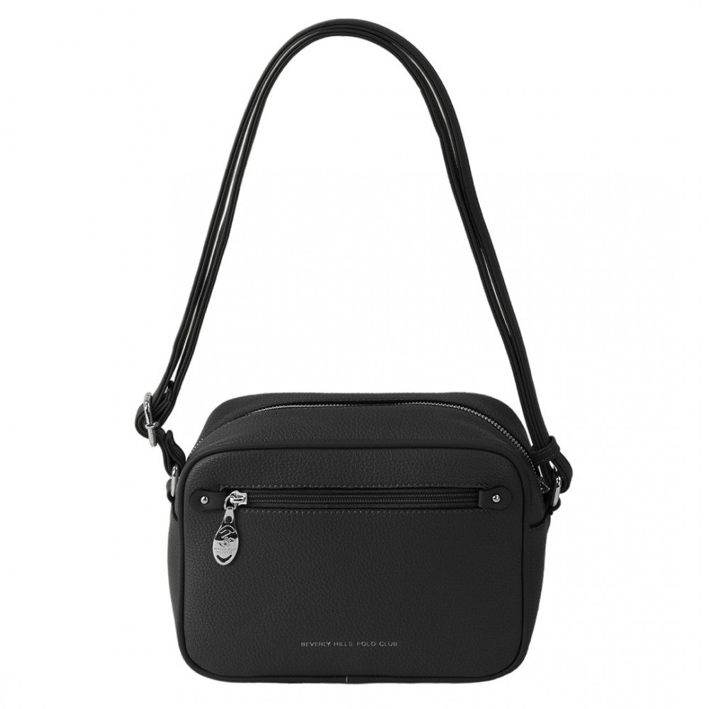 Beverly Hills Polo Γυναικεία Τσάντα Χιαστί BH-4453 Μαύρο