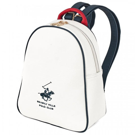 Beverly Hills Polo Γυναικείο Σακίδιο Πλάτης BH-4552 Λευκό