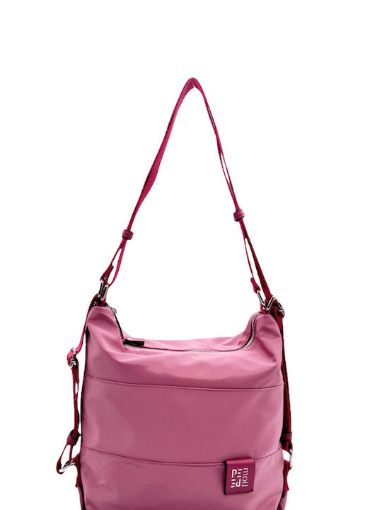 Pepe Moll Γυναικεία Τσάντα Πλάτης Φούξια 241341-Satin-Fuchsia